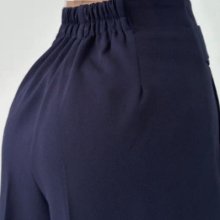 Mariani - Fashionable Wide Leg Trouser