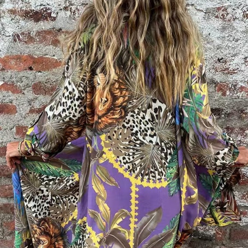 Roelie - Long Sleeved Printed Dress