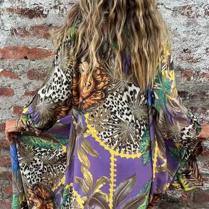 Roelie - Long Sleeved Printed Dress