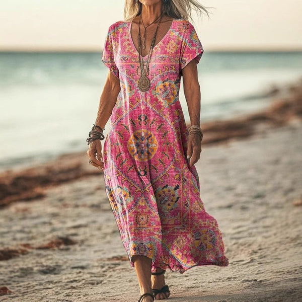 Lovisa - Short Sleeves Dress With Print