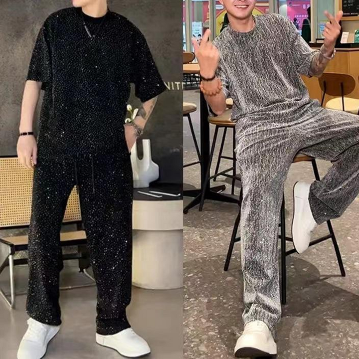 Solomon - Short Sleeve Two Piece Set