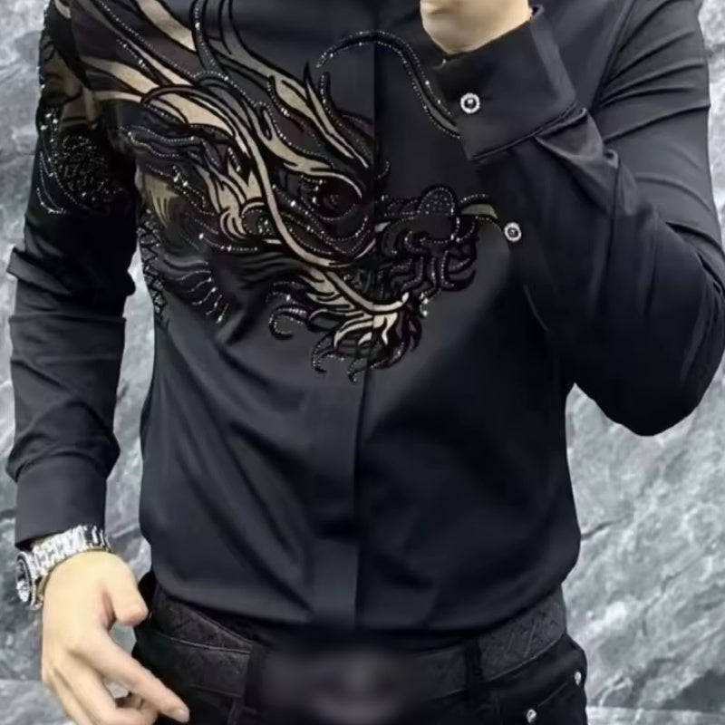 Zeljko - Stylish Slim Fit Printed Shirt