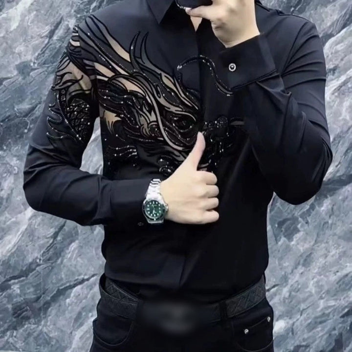 Zeljko - Stylish Slim Fit Printed Shirt