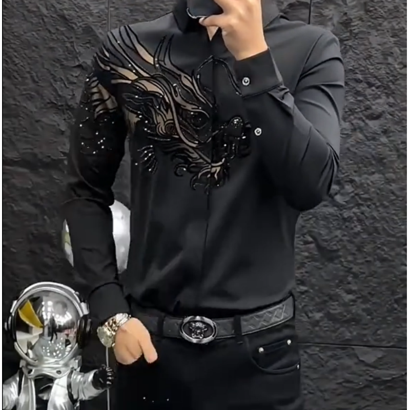 Zeljko - Stylish Slim Fit Printed Shirt