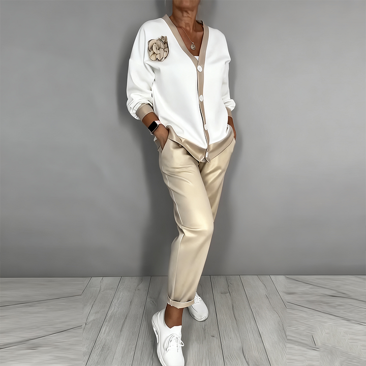 Maelynn - Elegant Two Piece Cardigan Set