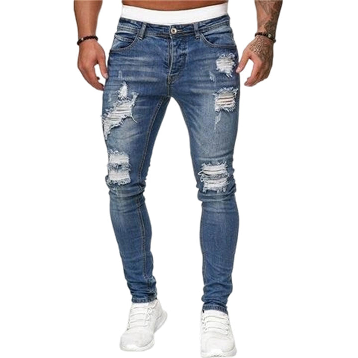 Kuzma - Stylish Distressed Skinny Jeans