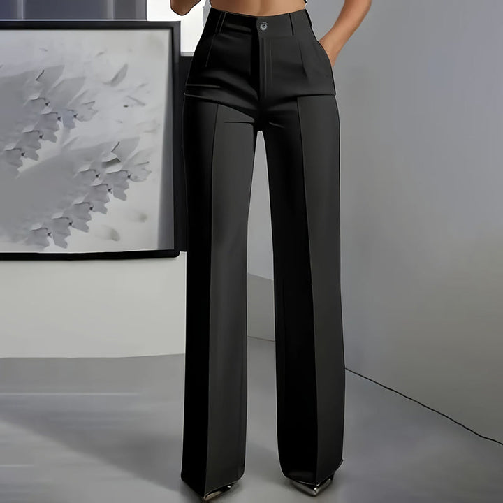 Linaya - High Waisted Suit Trousers