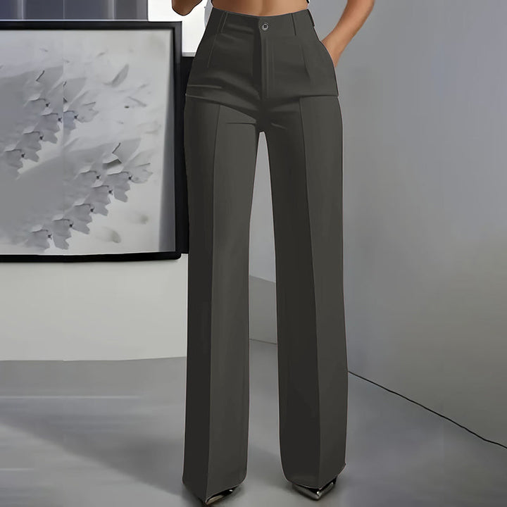 Linaya - High Waisted Suit Trousers