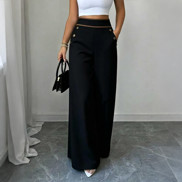Viktorana - High Waisted Wide Leg Pant