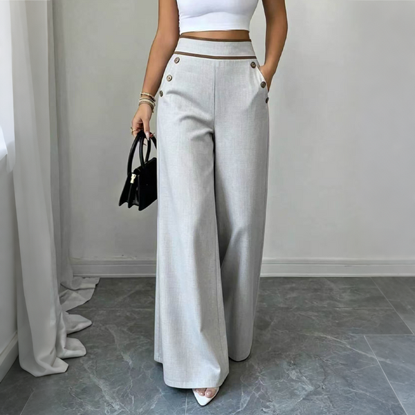 Viktorana - High Waisted Wide Leg Pant