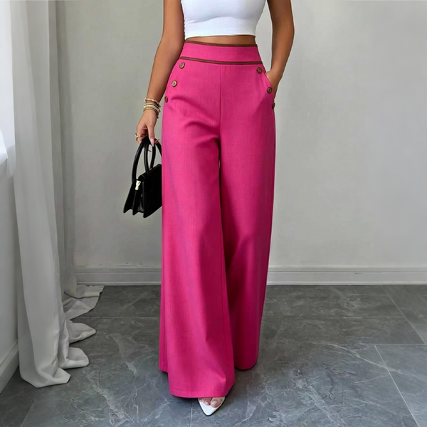 Viktorana - High Waisted Wide Leg Pant