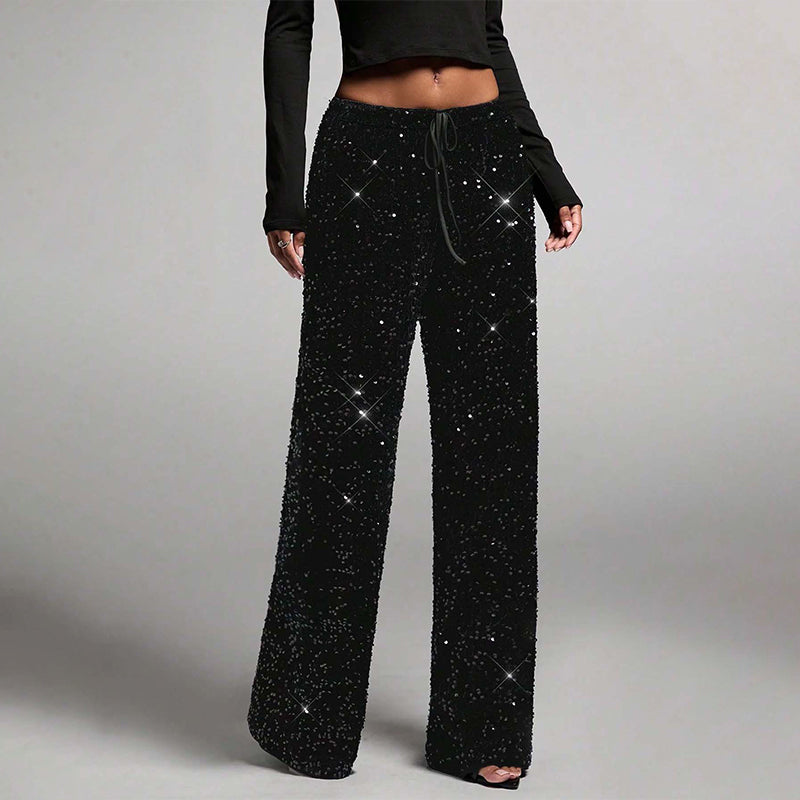 Natacha - Elastic Waist Straight Pant