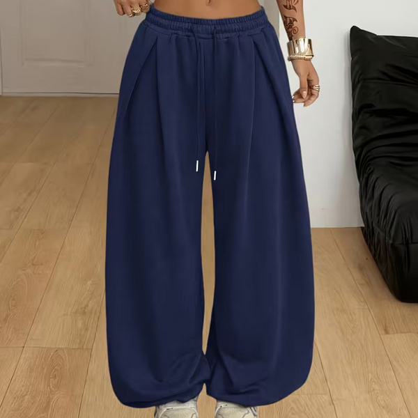 Sabrisa - Pleated Wide Sweat Pant