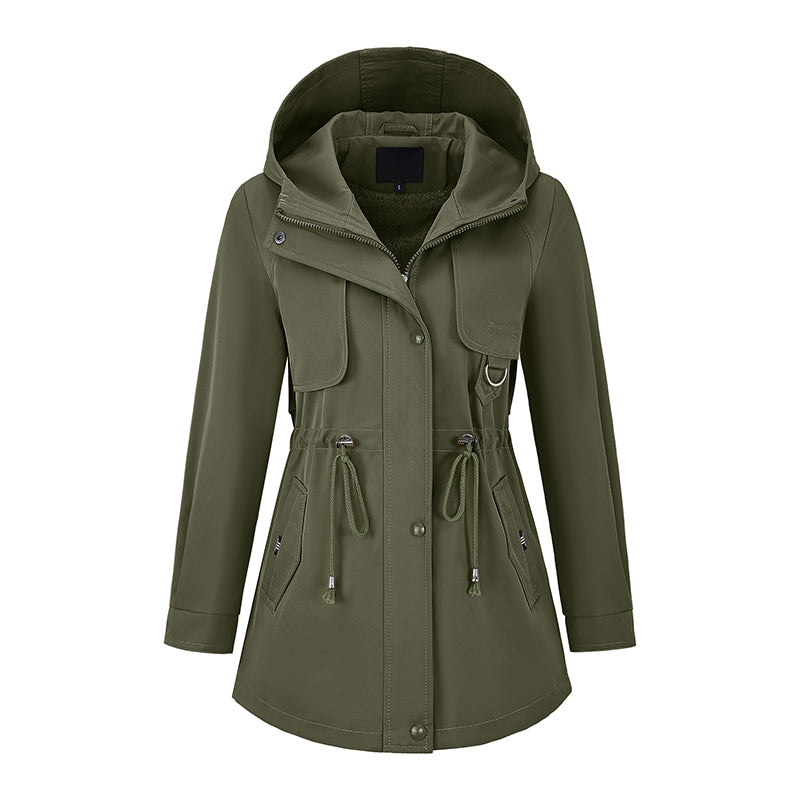 Opheiletta - Windproof Hooded Zipper Jacket