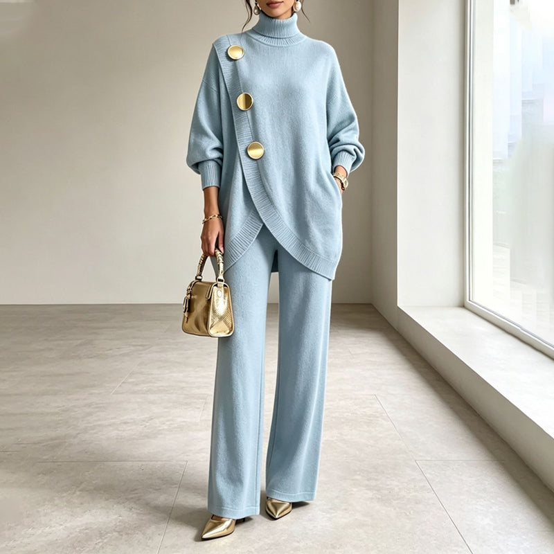 Raffavene - Elegant Knitted Two-Piece Set