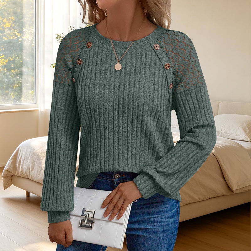 Zanelle - Long Sleeve Knitted Sweater