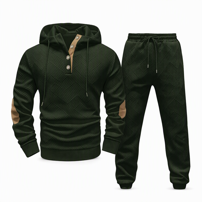 Raimena - Two Piece Jacquard Tracksuit Set