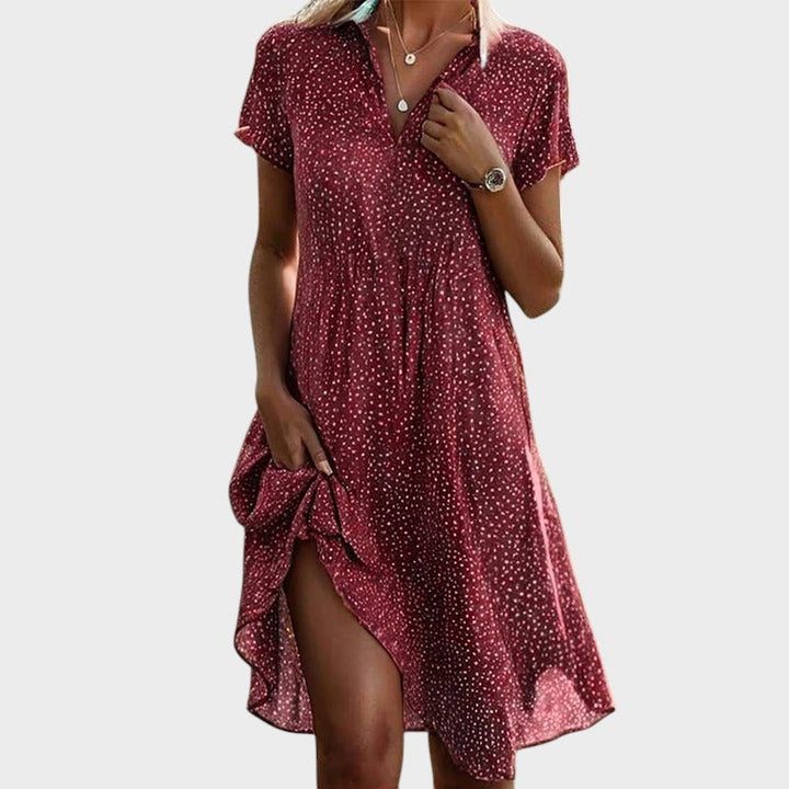 Else - Dotted Midi Dress