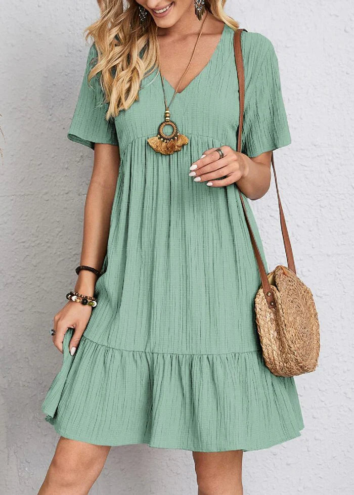 Lorene - Elegant Tummy Flattering Dress