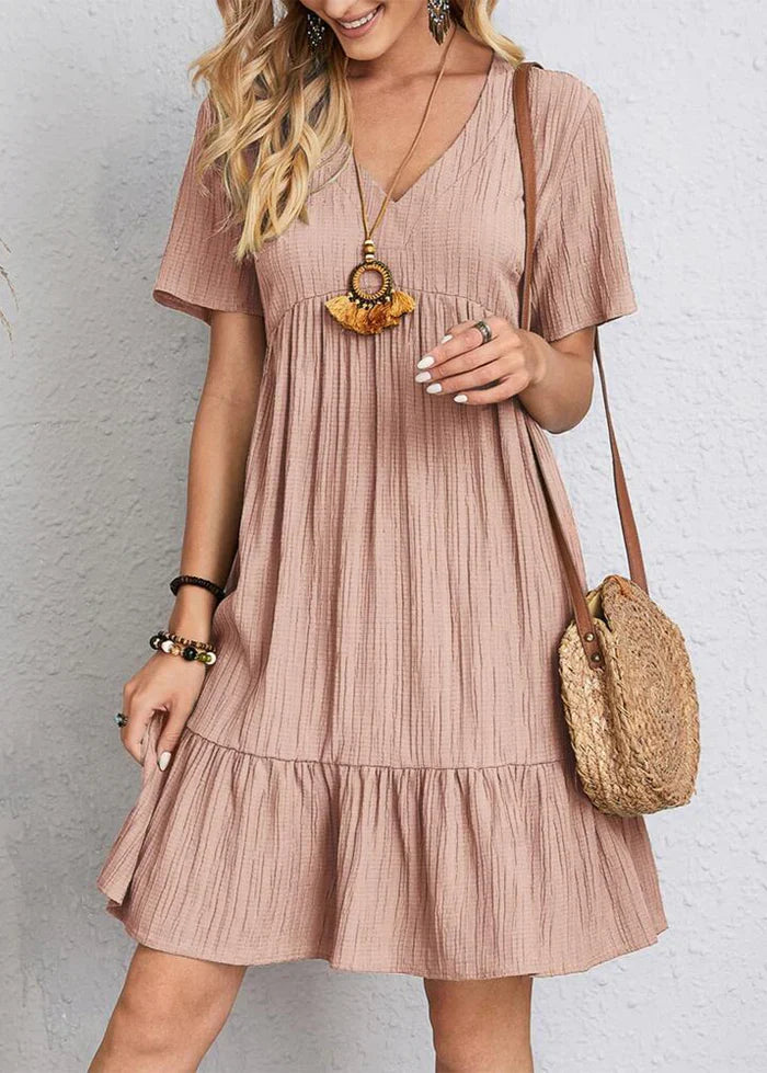 Lorene - Elegant Tummy Flattering Dress