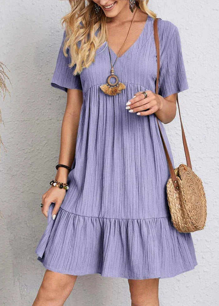 Lorene - Elegant Tummy Flattering Dress