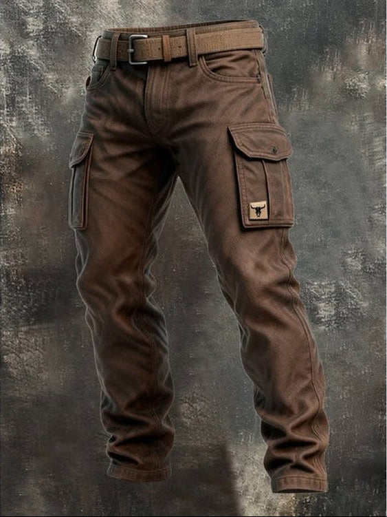Dravmund - Casual Slim-Fit Cargo Pants