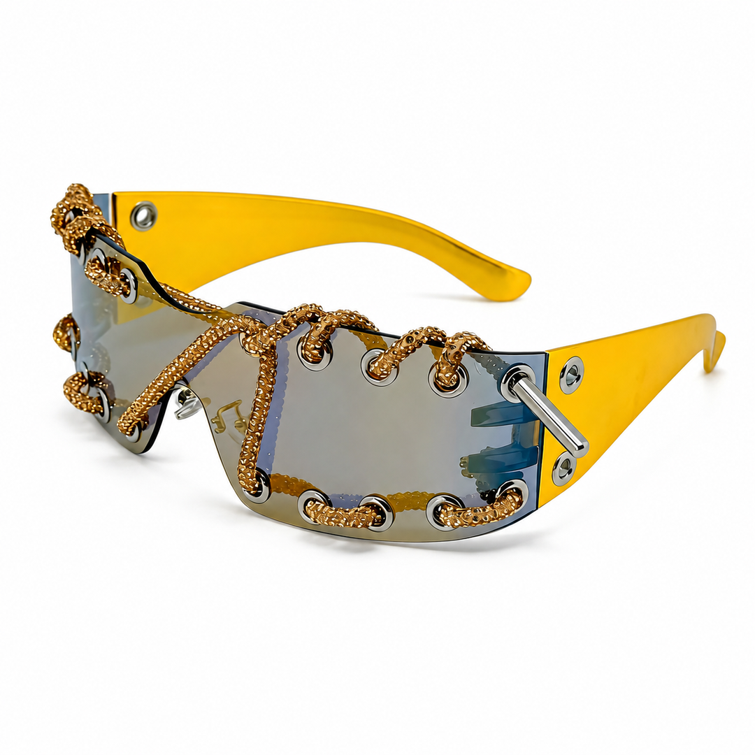 ChainShade - Studded Lens Fashion Sunglasses