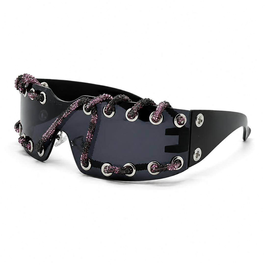 ChainShade - Studded Lens Fashion Sunglasses