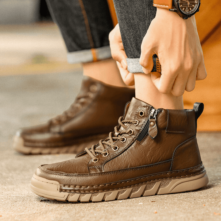 Buffon - Premium Leather Urban Ankle Boots