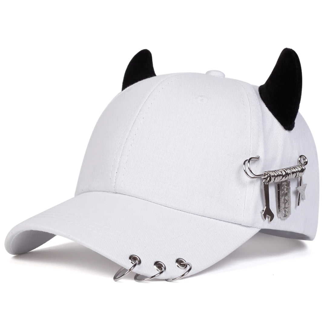 Gonzalez - Adjustable Cow Horn Peaked Cap