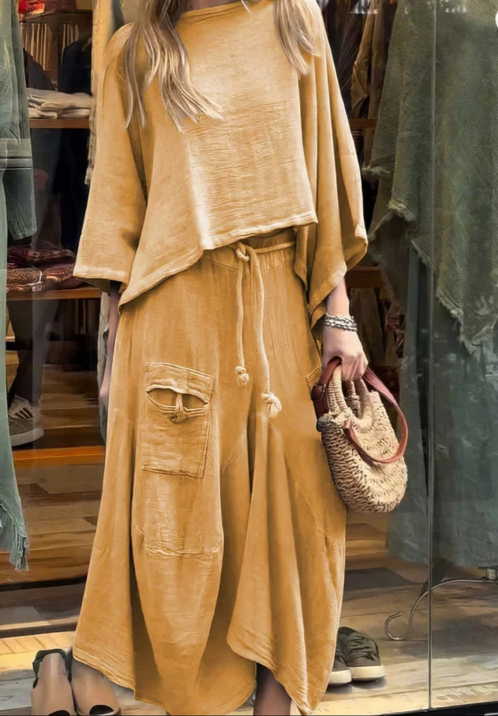 Elaine - Casual Two Piece Set Blouse And Skirt