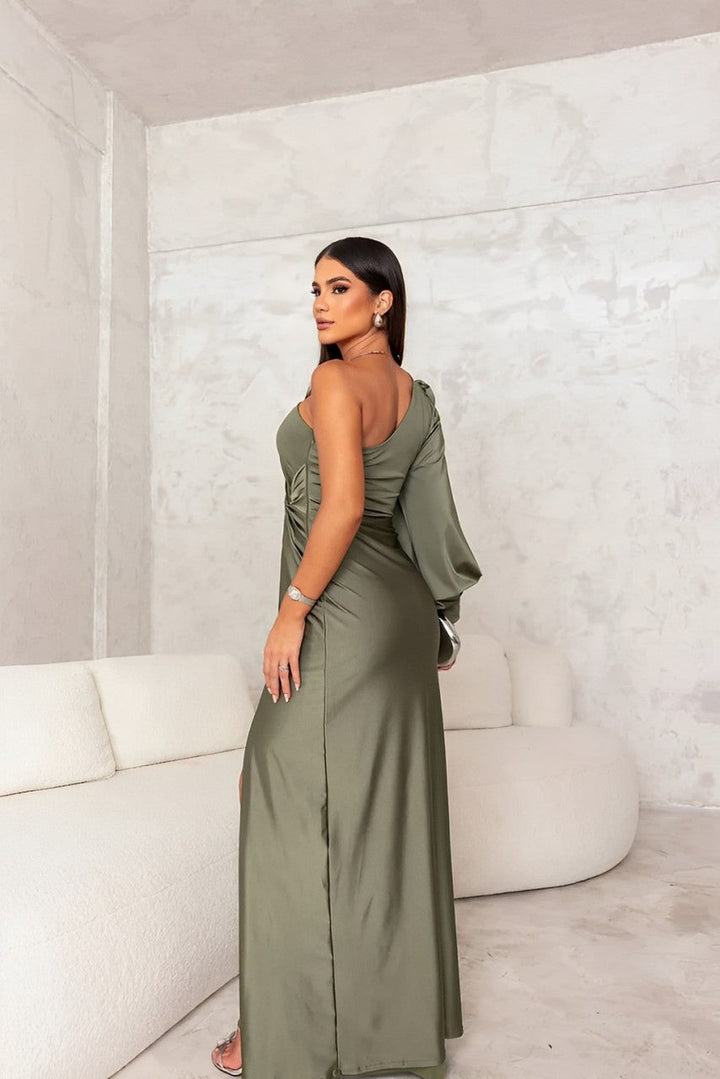 Naida - Sleeveless High Split Long Dres