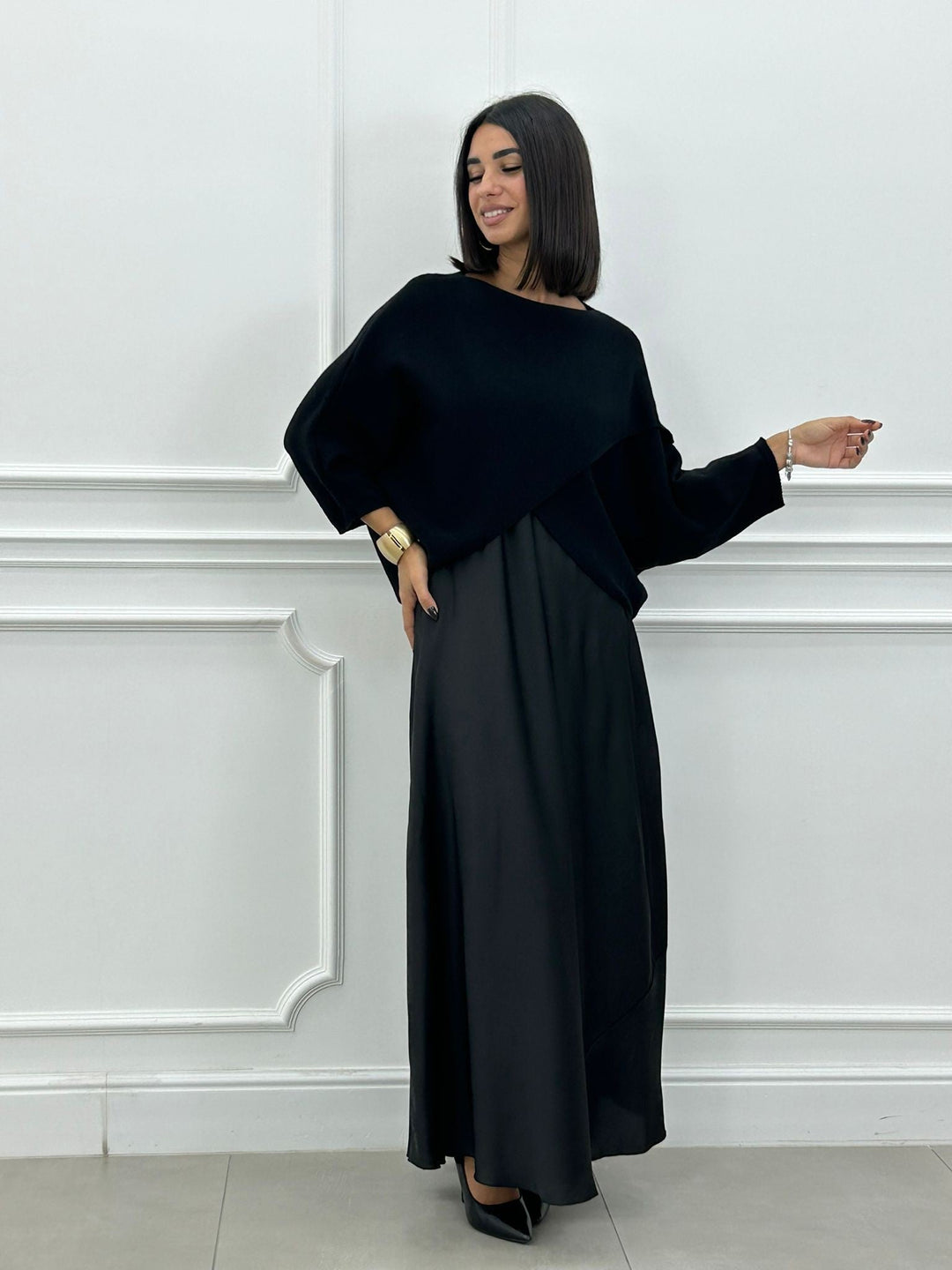 Lorelei - Elegant Long Dress And Asymmetrical Top