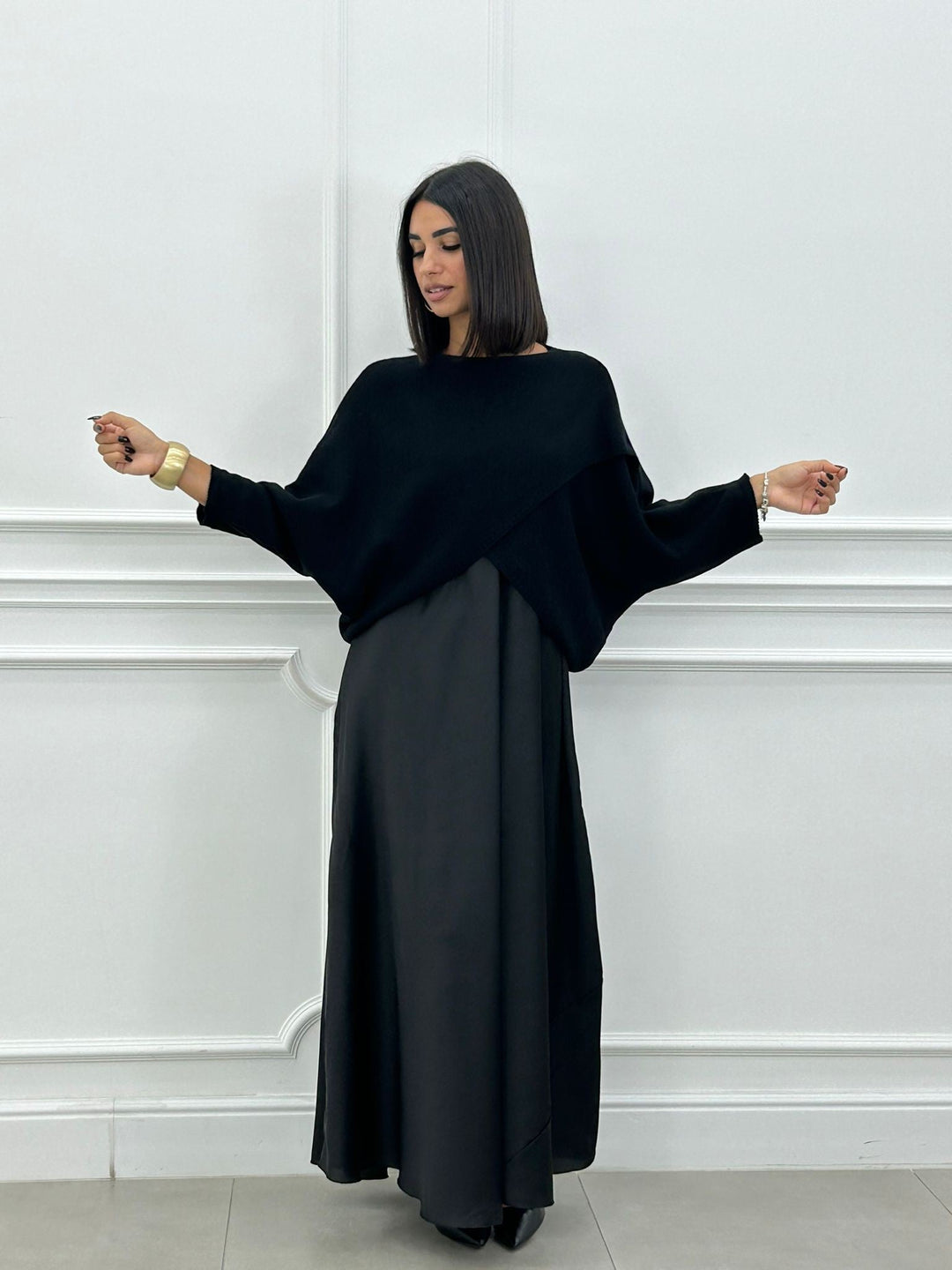 Lorelei - Elegant Long Dress And Asymmetrical Top